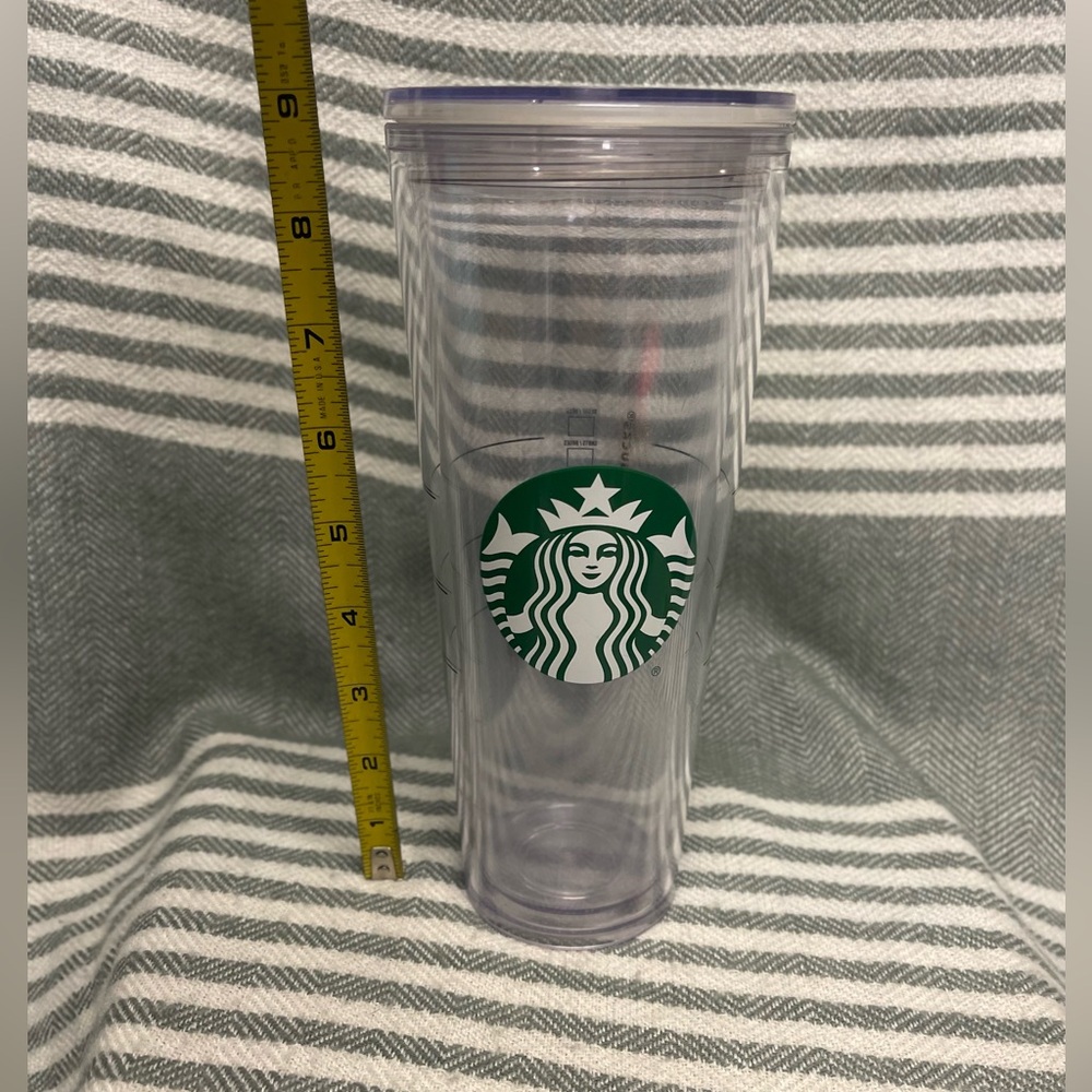 Starbucks Clear 24oz Iced Coffee Cup